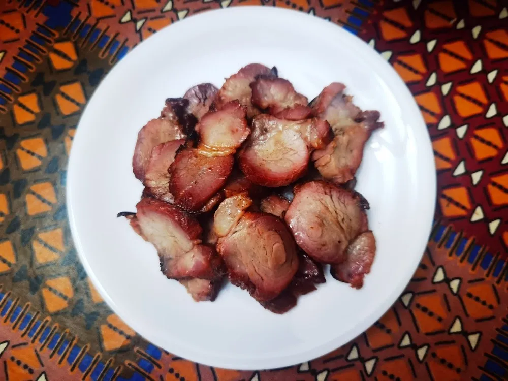 需加蜜糖加熱的叉燒